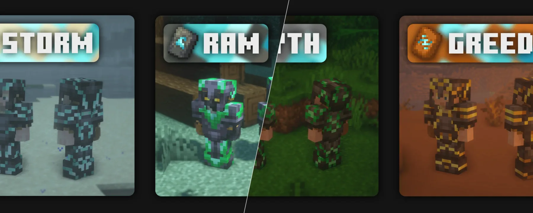 More Armor Trims [FABRIC/NEOFORGE] — More Armor Trims [FABRIC/NEOFORGE] screenshots 1–2