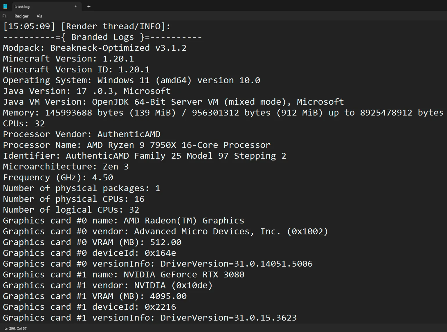 Branded Logs — Example