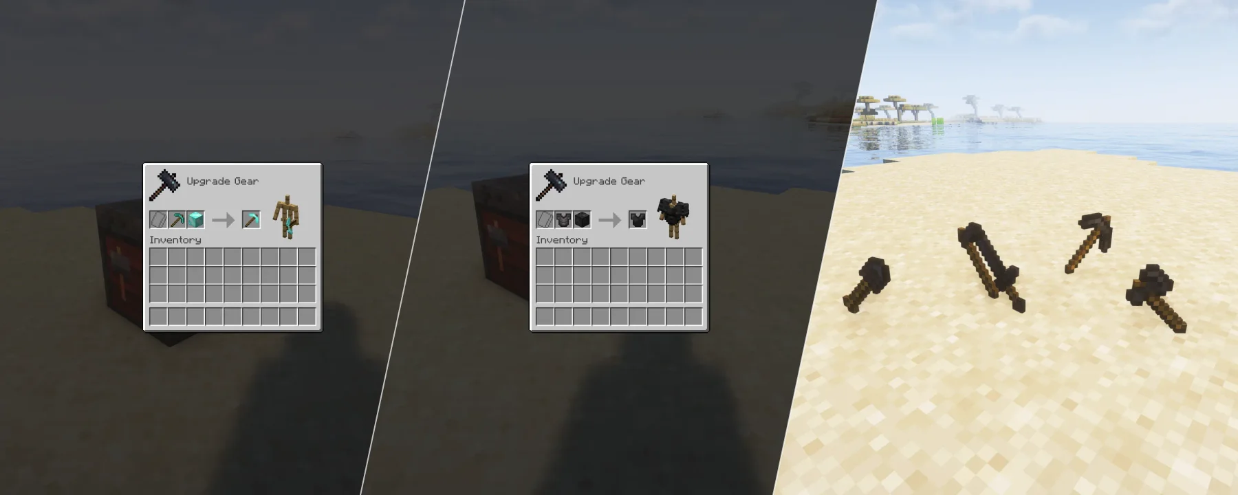 Exclusive Weapons, Armor and Tools — Exclusive Weapons, Armor and Tools screenshots 1–3