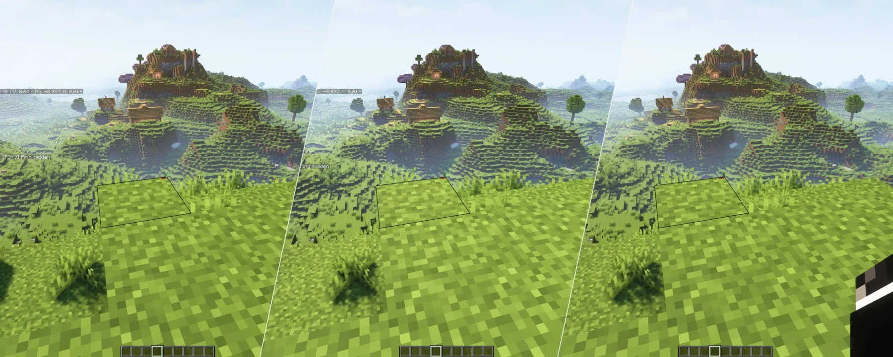 Clean F3 — Clean F3 screenshots 1–3