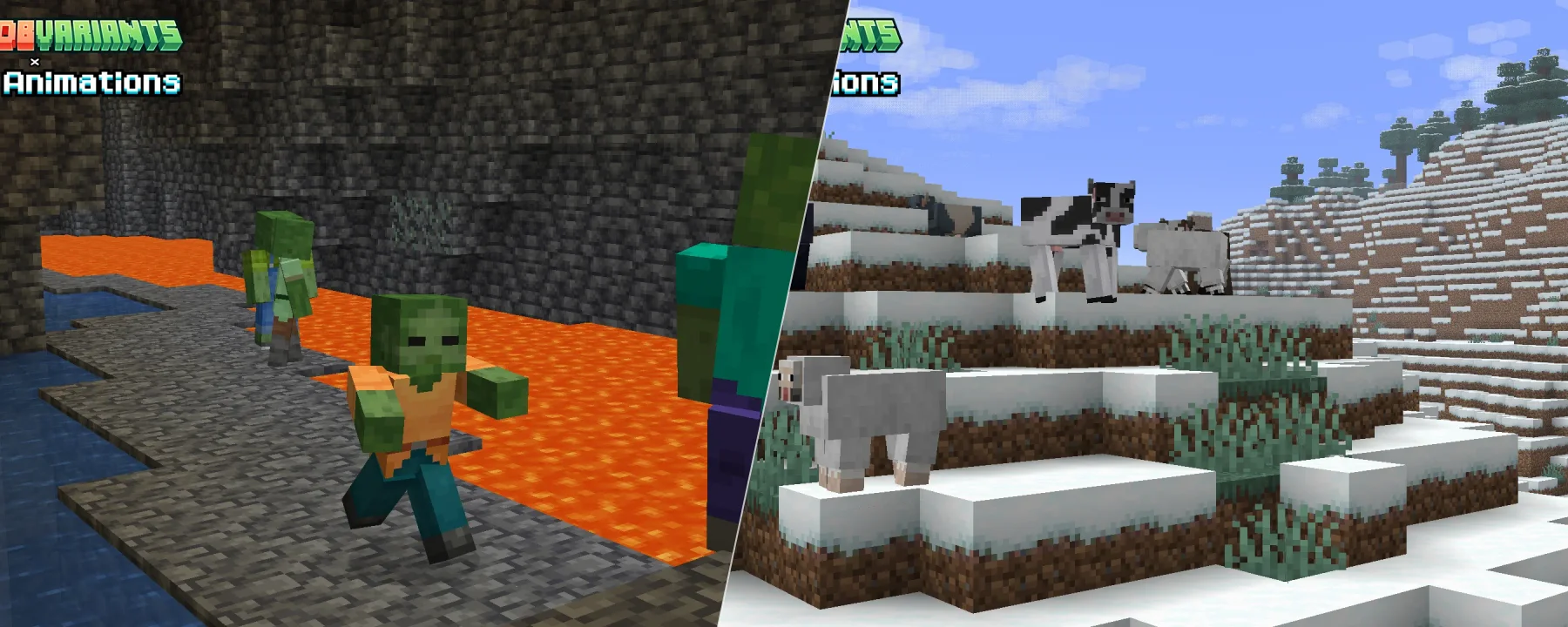 More Mob Variants x Fresh Animations — More Mob Variants x Fresh Animations screenshots 1–2