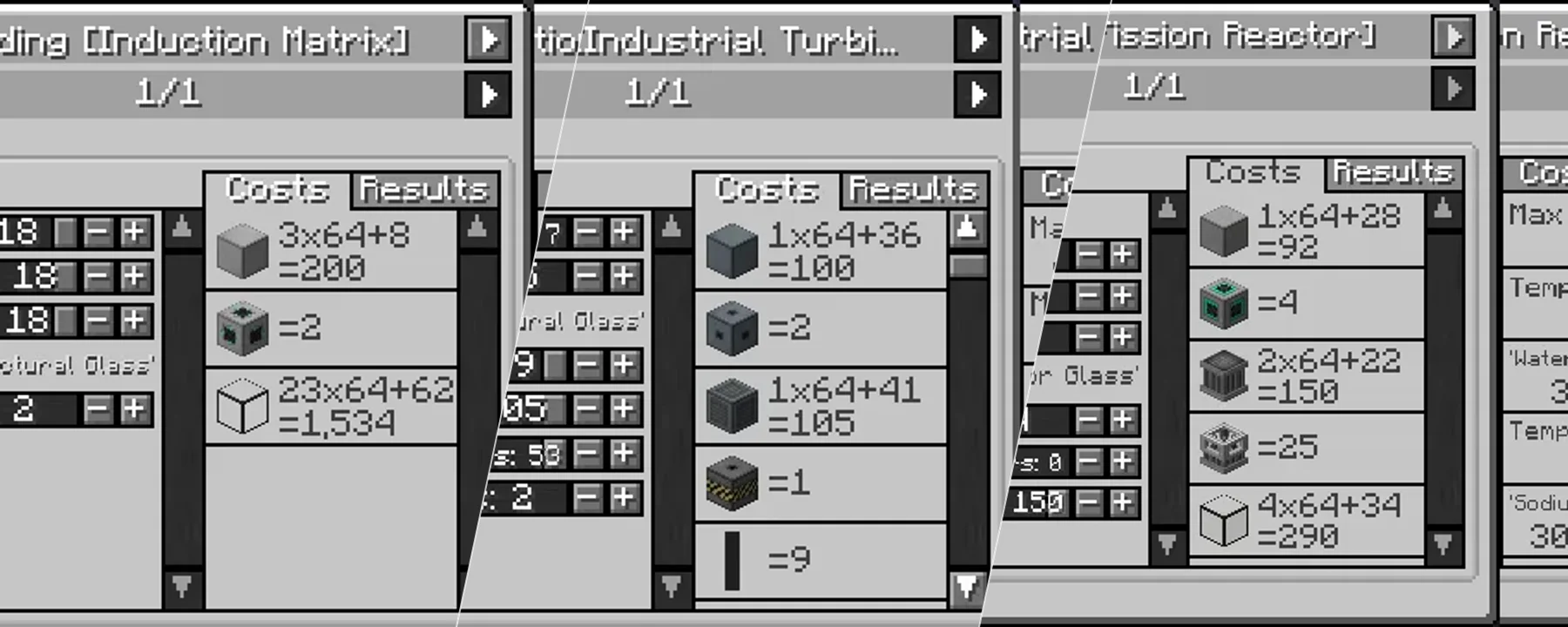 Just Enough Mekanism Multiblocks — Just Enough Mekanism Multiblocks screenshots 7–9