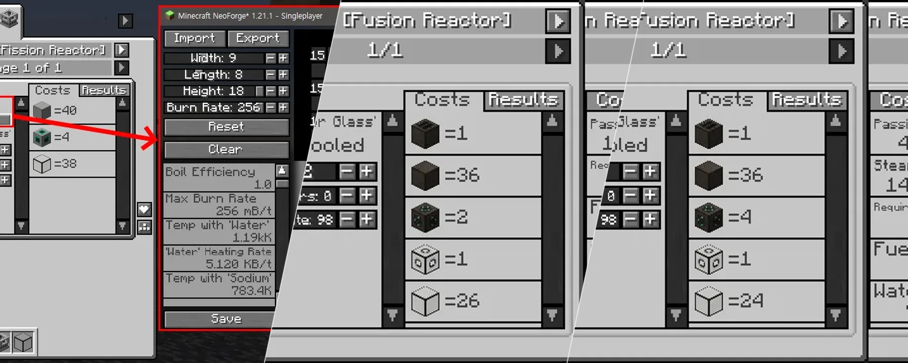 Just Enough Mekanism Multiblocks — Just Enough Mekanism Multiblocks screenshots 10–12