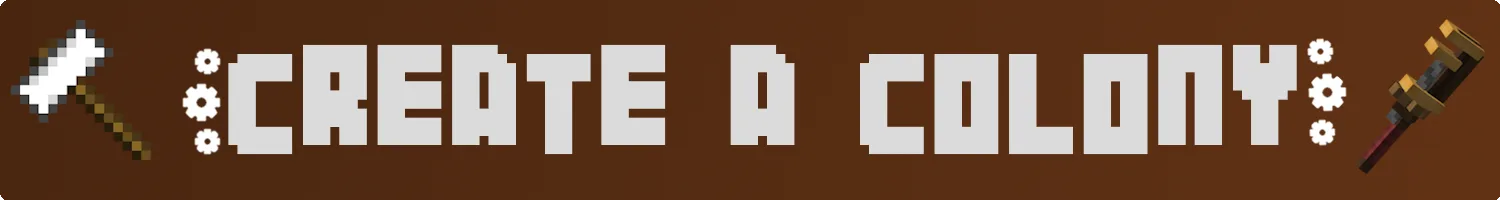 Create a Colony - Minecolonies and Create — Create a Colony - Minecolonies and Create screenshot