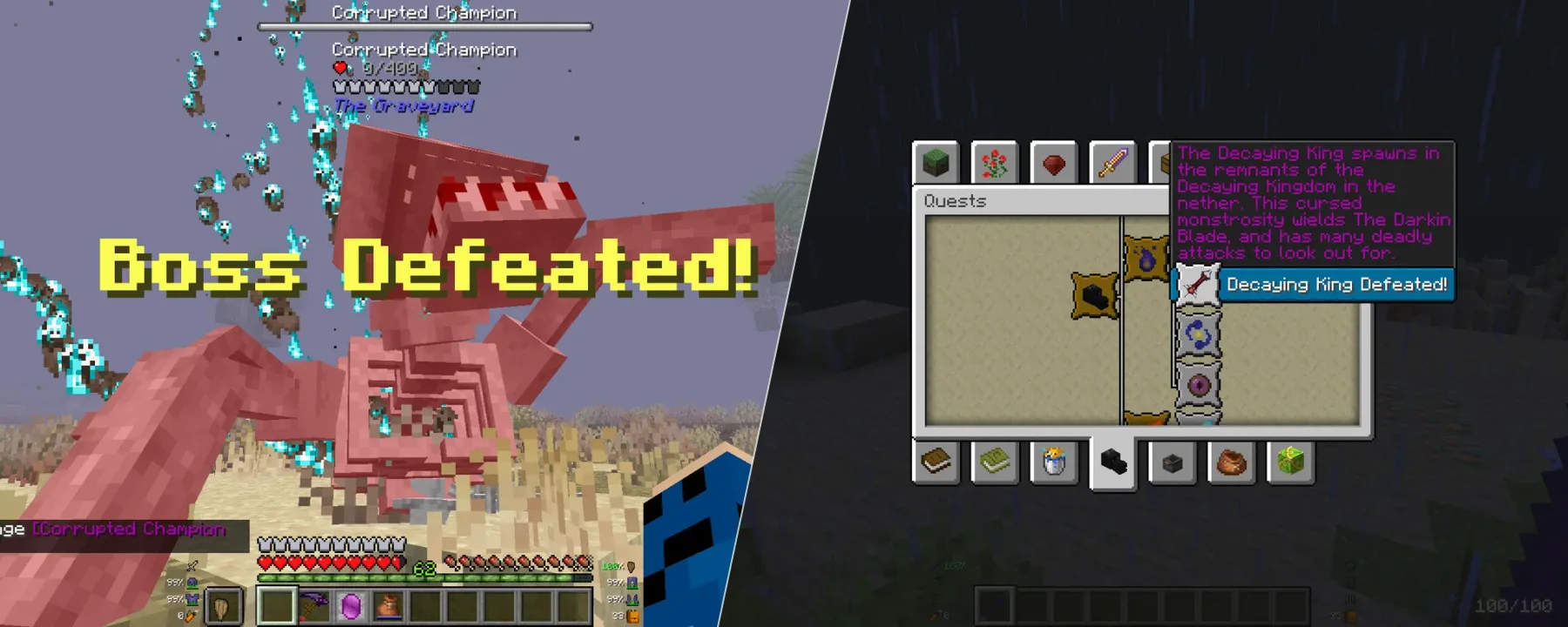 DarkBosses - RPG Bosses Advancements — DarkBosses - RPG Bosses Advancements screenshots 1–2
