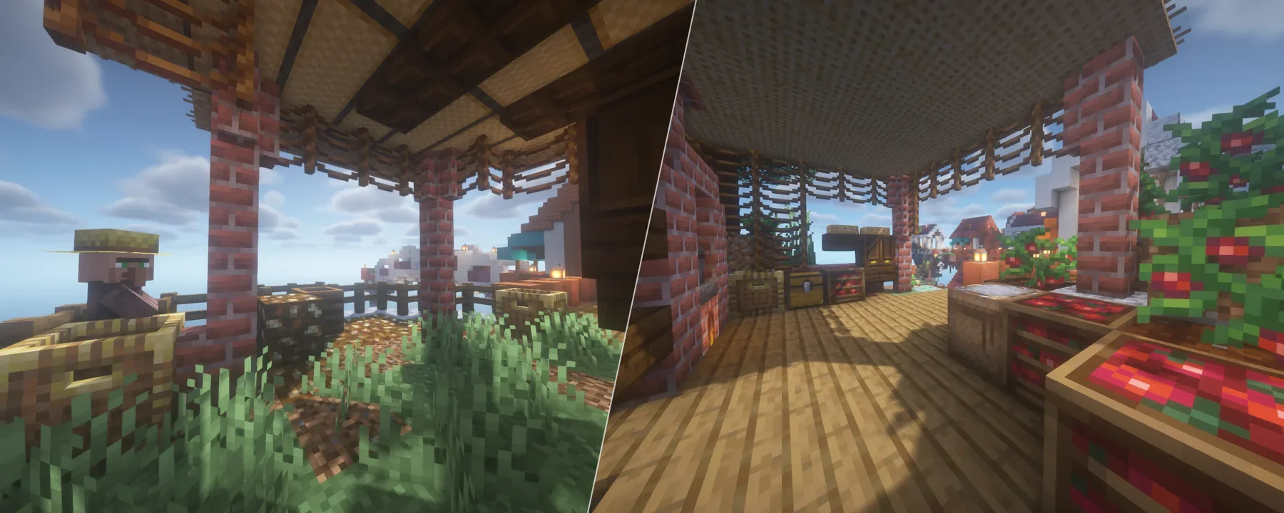 Sky Villages - Farmer's Delight Compat — Sky Villages - Farmer's Delight Compat screenshots 1–2