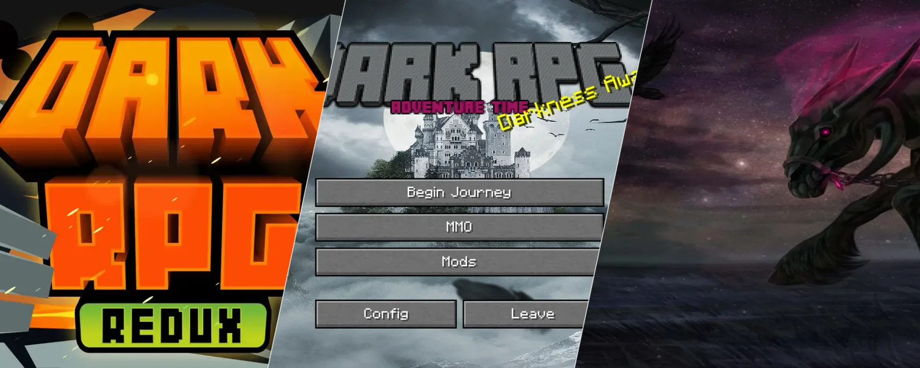 DarkRPG REDUX - RPG with Quests, Magic. Origins, Adventure — DarkRPG REDUX - RPG with Quests, Magic. Origins, Adventure screenshots 1–3