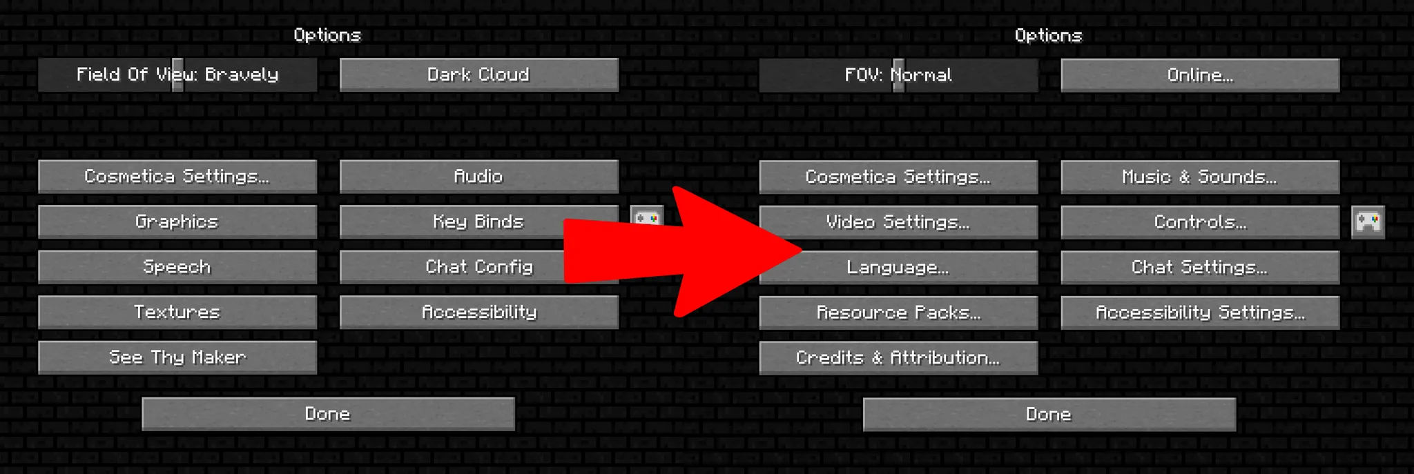 DarkRPG Reverse Dark Language — Example