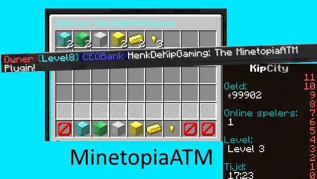 Minetopia ATM plugin — MinetopiATM