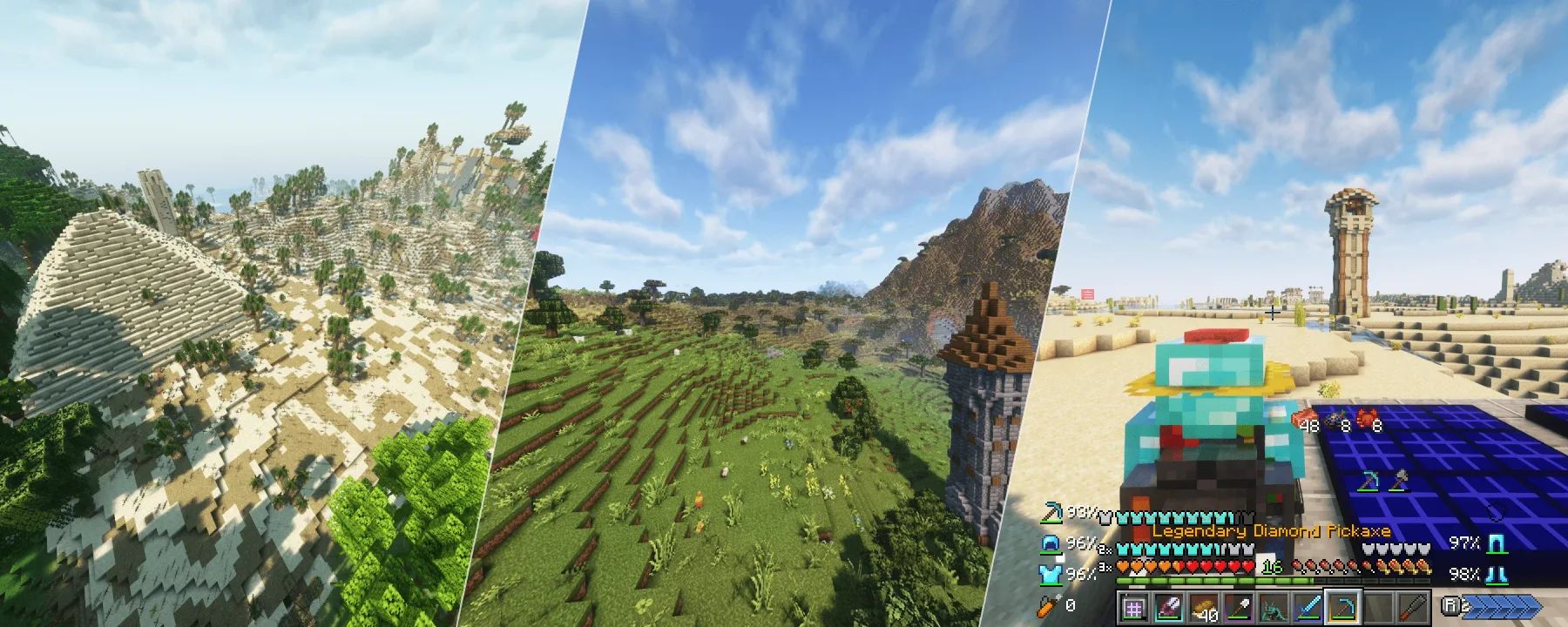 [Fabric] The Big One -Tech/RPG/+500 mods [1.20.1] — [Fabric] The Big One -Tech/RPG/+500 mods [1.20.1] screenshots 1–3
