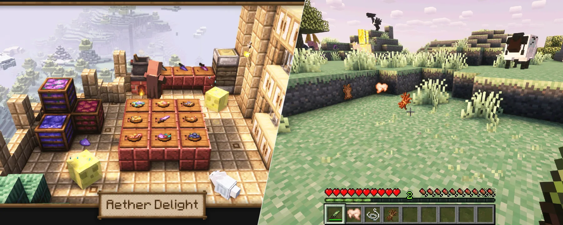 Aether Delight (A Farmer's Delight Add-on) — Aether Delight (A Farmer's Delight Add-on) screenshots 1–2