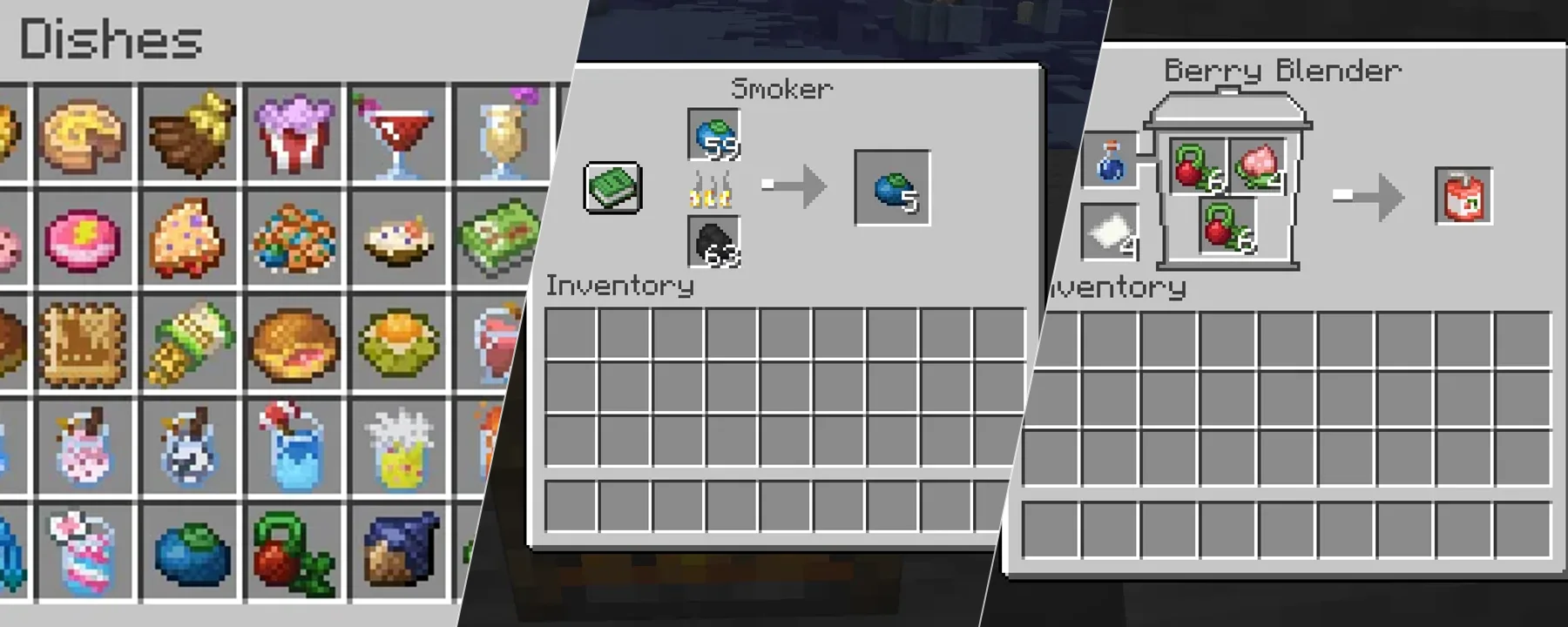 CobbleFoods — CobbleFoods screenshots 1–3