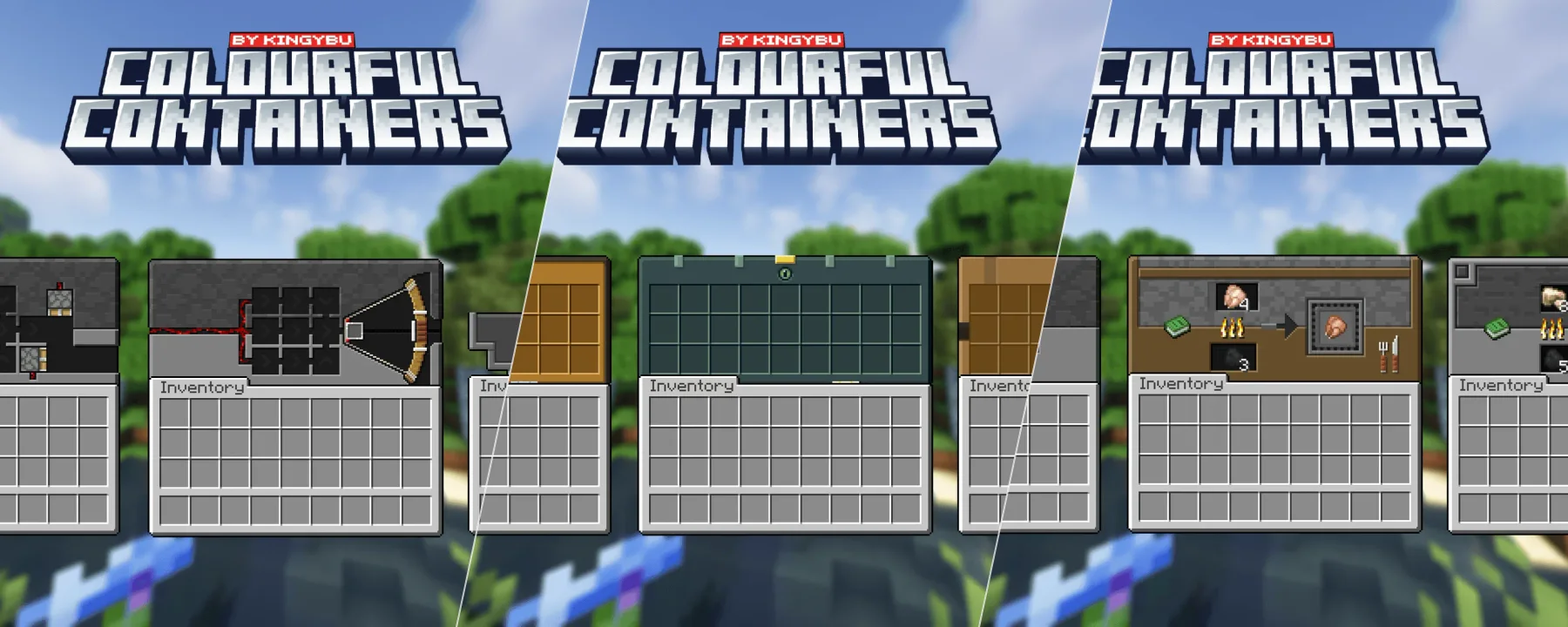 Colourful Containers [Forge Workbench UI] — Colourful Containers [Forge Workbench UI] screenshots 1–3