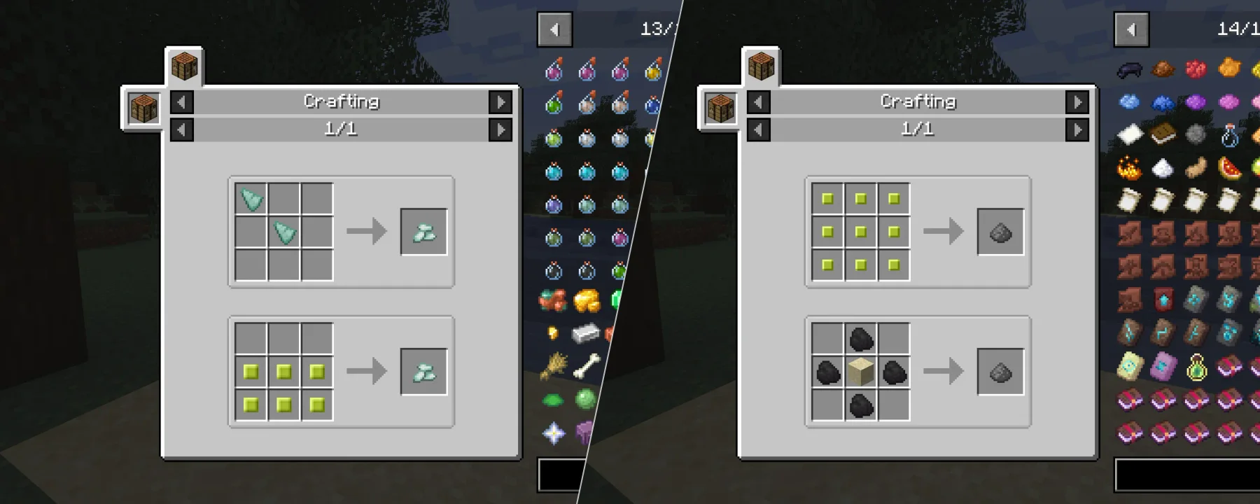 Mob Drops Recipes [Overworld] — Mob Drops Recipes [Overworld] screenshots 1–2