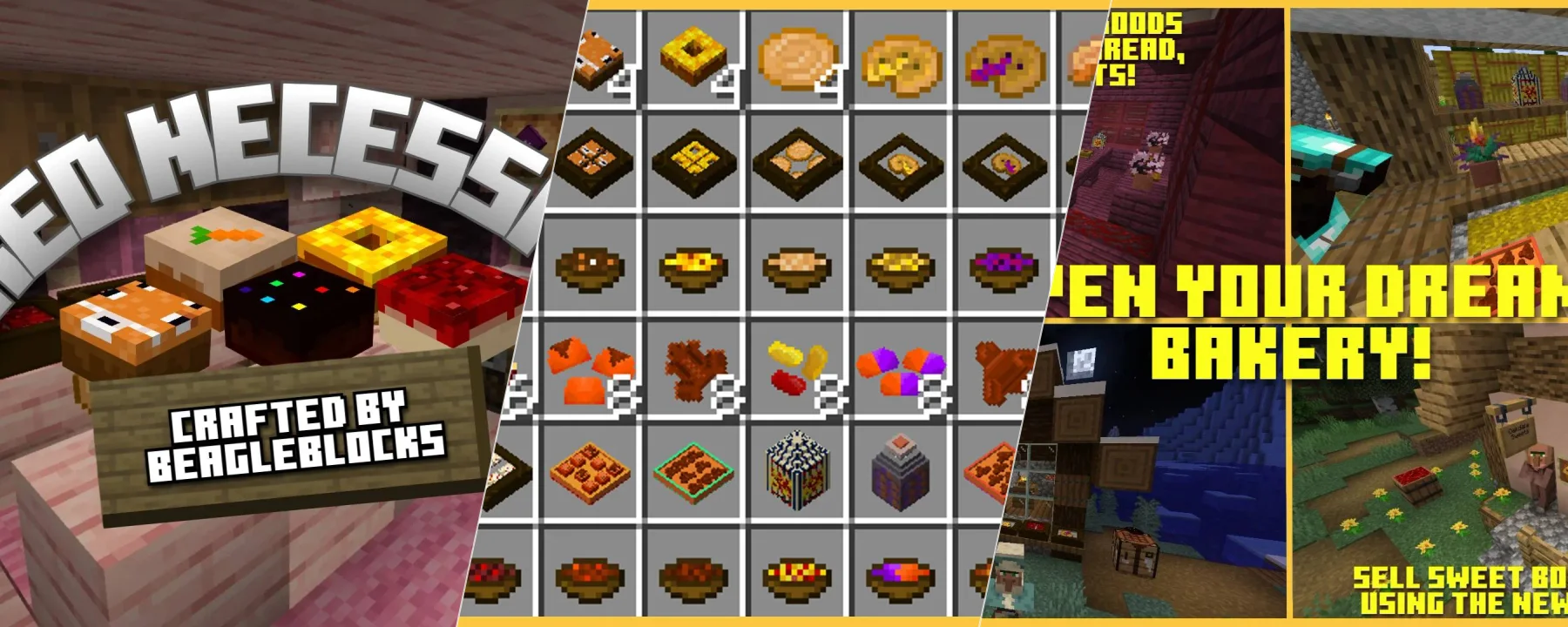 Baked Necessities - [Food Datapack] — Baked Necessities - [Food Datapack] screenshots 1–3