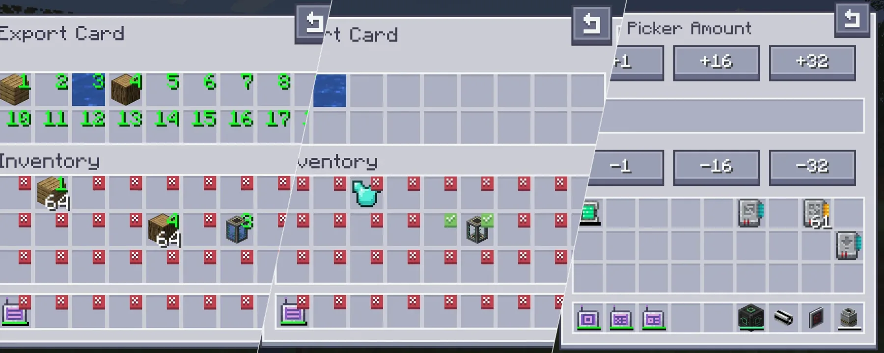 AE2 Import Export Card — AE2 Import Export Card screenshots 4–6