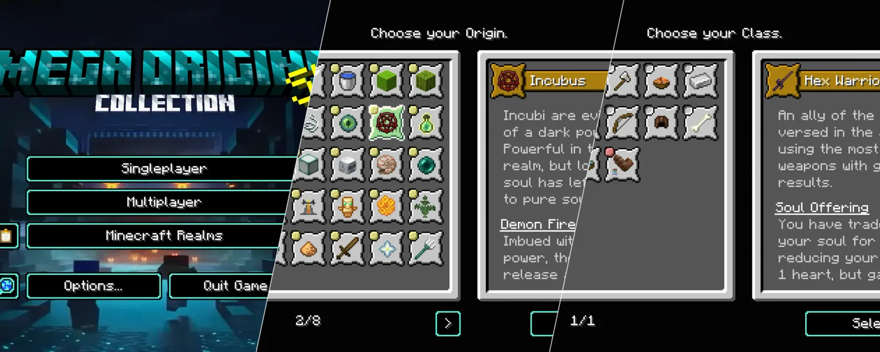 Mega Origins Collection - SMP RPG Edition — Mega Origins Collection - SMP RPG Edition screenshots 1–3