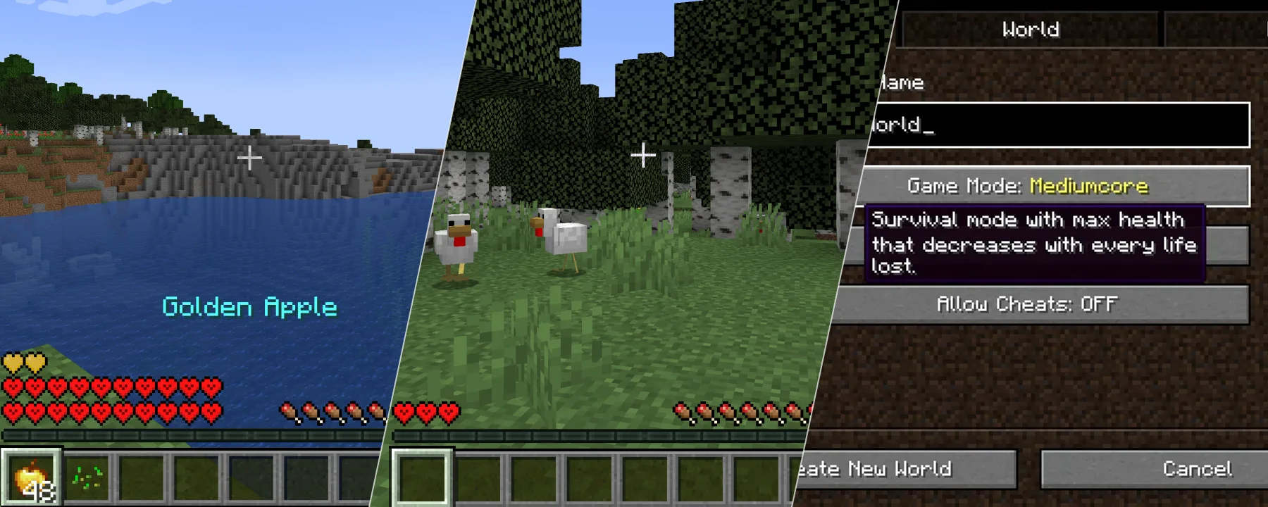 Mediumcore Mode — Mediumcore Mode screenshots 1–3
