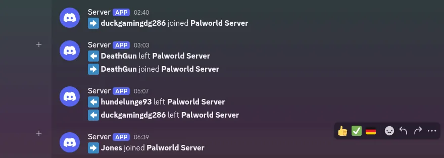 PalChatBridge Discord Linux screenshot 1
