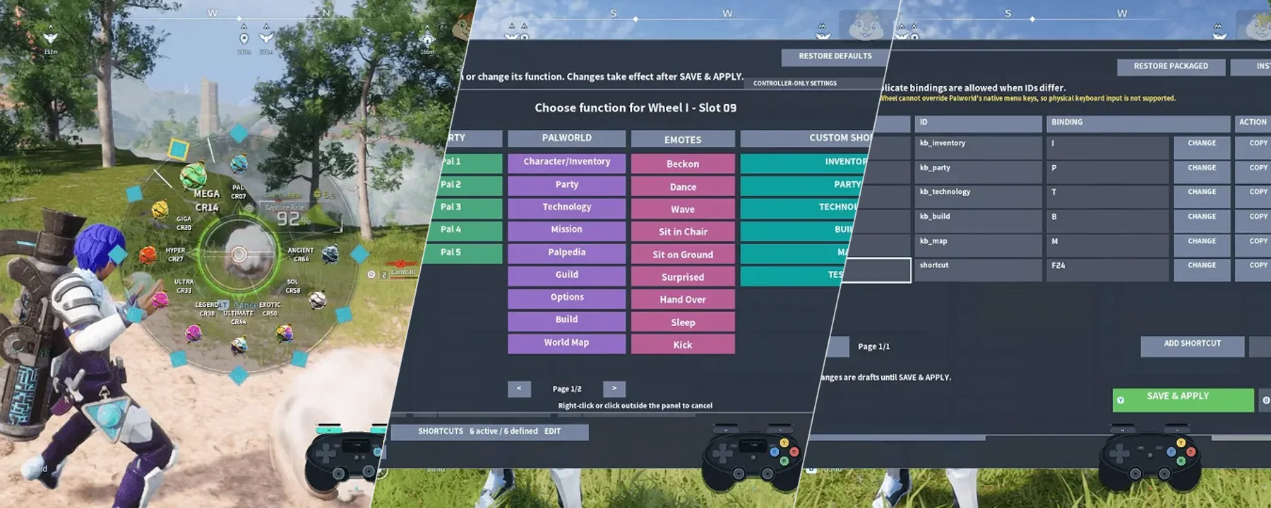 PalWheel — PalWheel screenshots 1–3