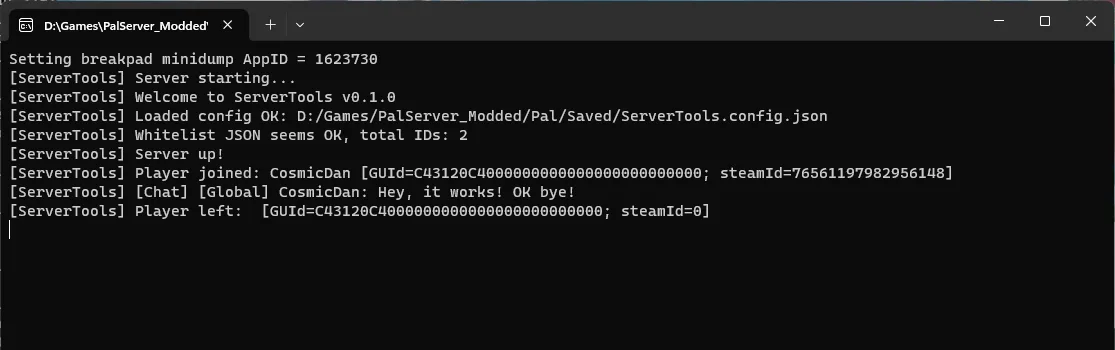 Server Tools screenshot 1