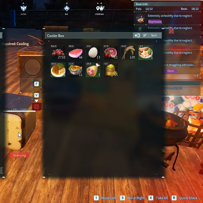 No food decay — no food decay