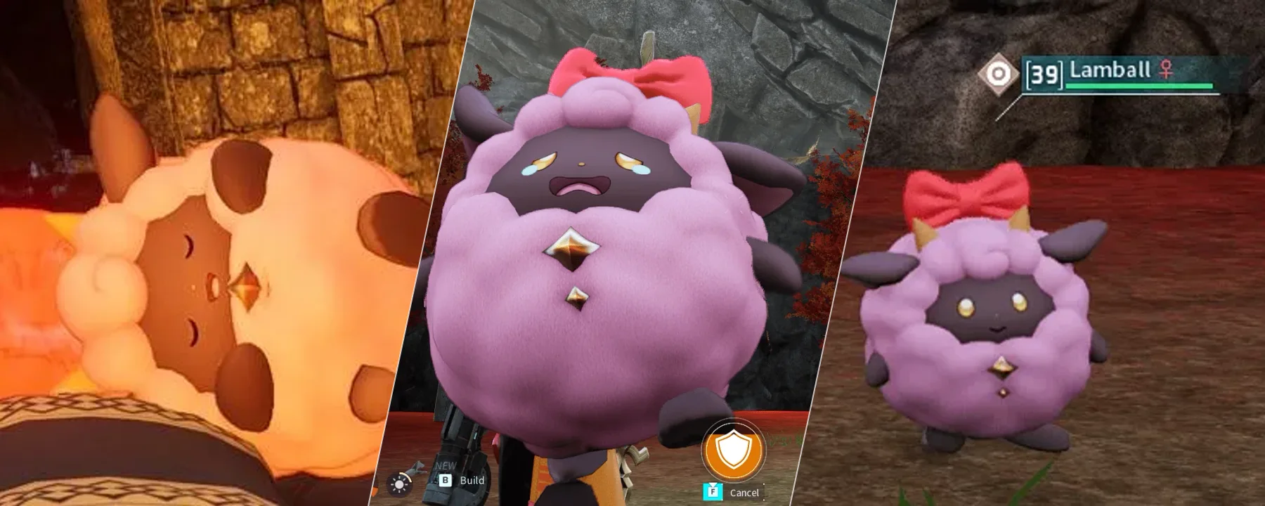 Pink Lamball (includes the w/ Ribbon Version) — Pink Lamball (includes the w/ Ribbon Version) screenshots 1–3