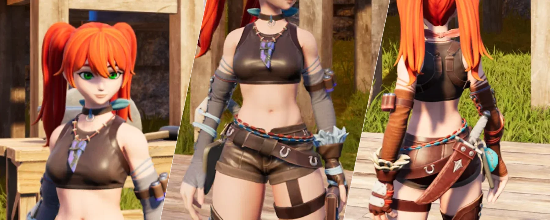 Fashionable sporty female armor — Fashionable sporty female armor screenshots 1–3