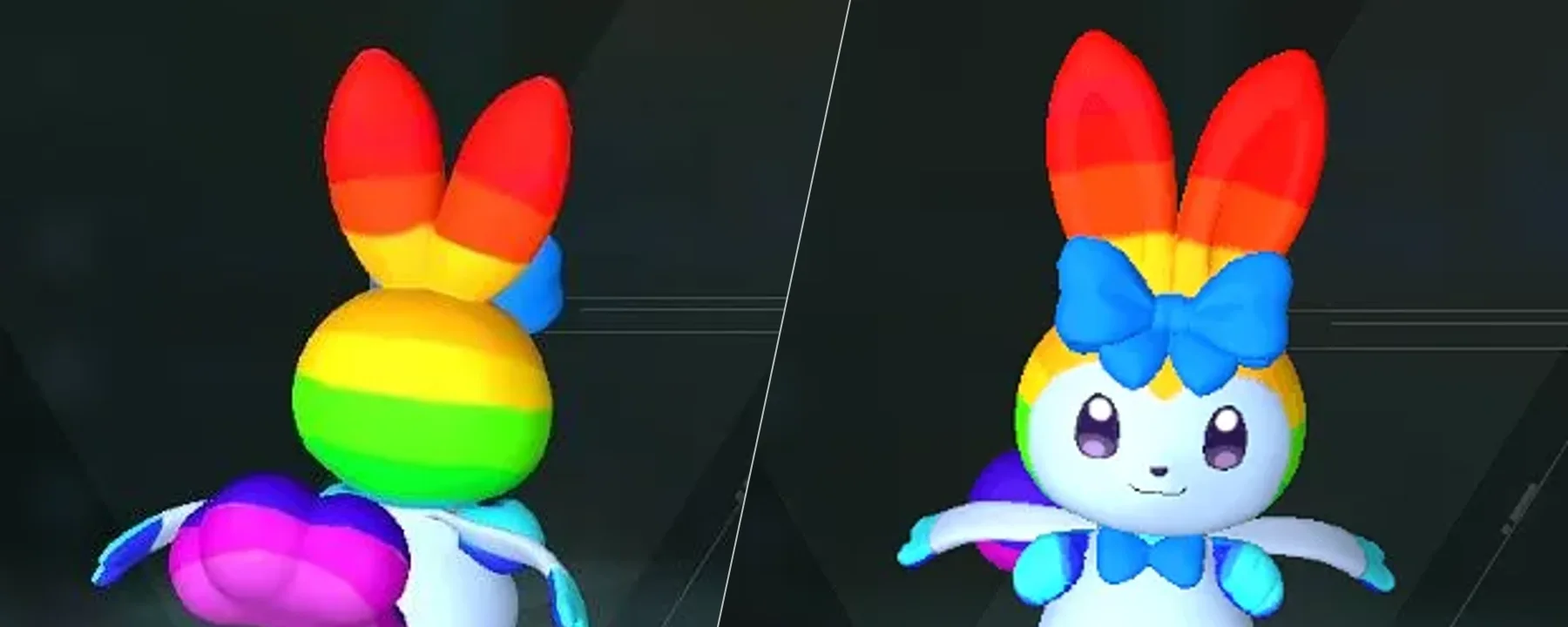 Rainbunny (A rainbow recolor for Ribunny) — Rainbunny (A rainbow recolor for Ribunny) screenshots 1–2