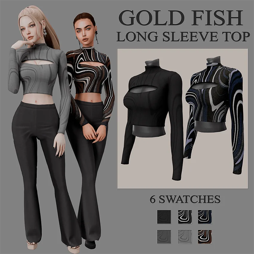 GoldFish long sleeve top — GoldFish long sleeve top screenshot