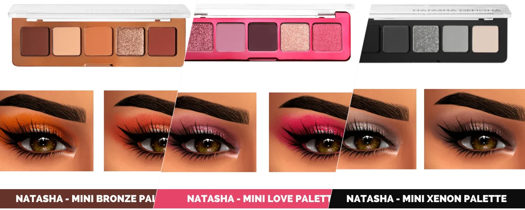 Fifthscreations - Natasha Mini Bronze Palette Makeup — Fifthscreations - Natasha Mini Bronze Palette Makeup screenshots 1–3