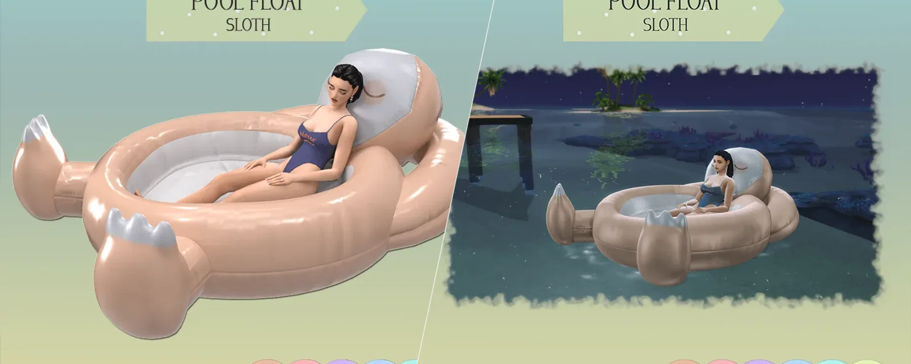 Gold Fish Sloth Pool Float — Gold Fish Sloth Pool Float screenshots 1–2