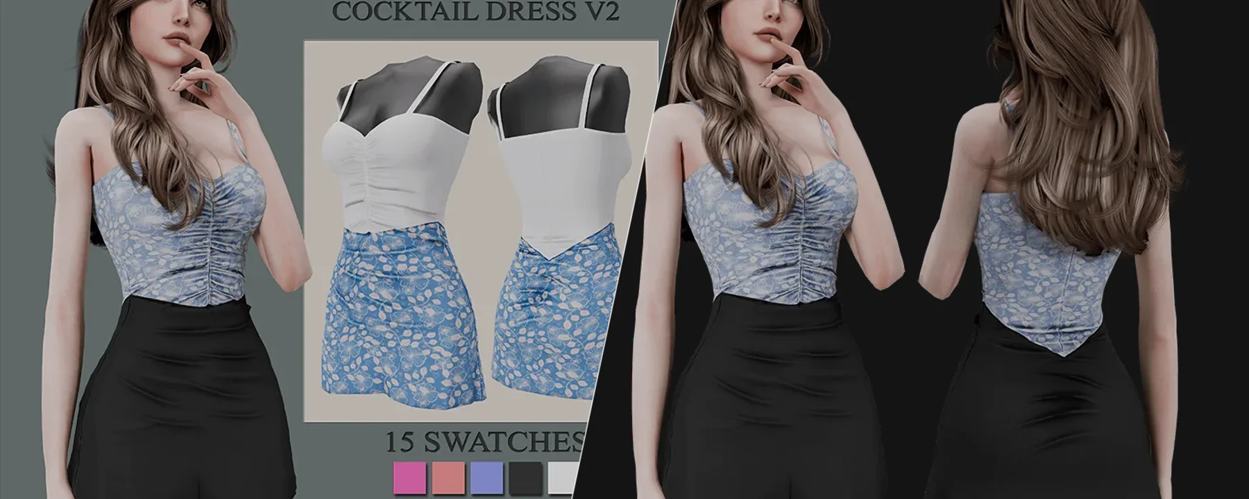 GoldFish cocktail dress V2 — GoldFish cocktail dress V2 screenshots 1–2