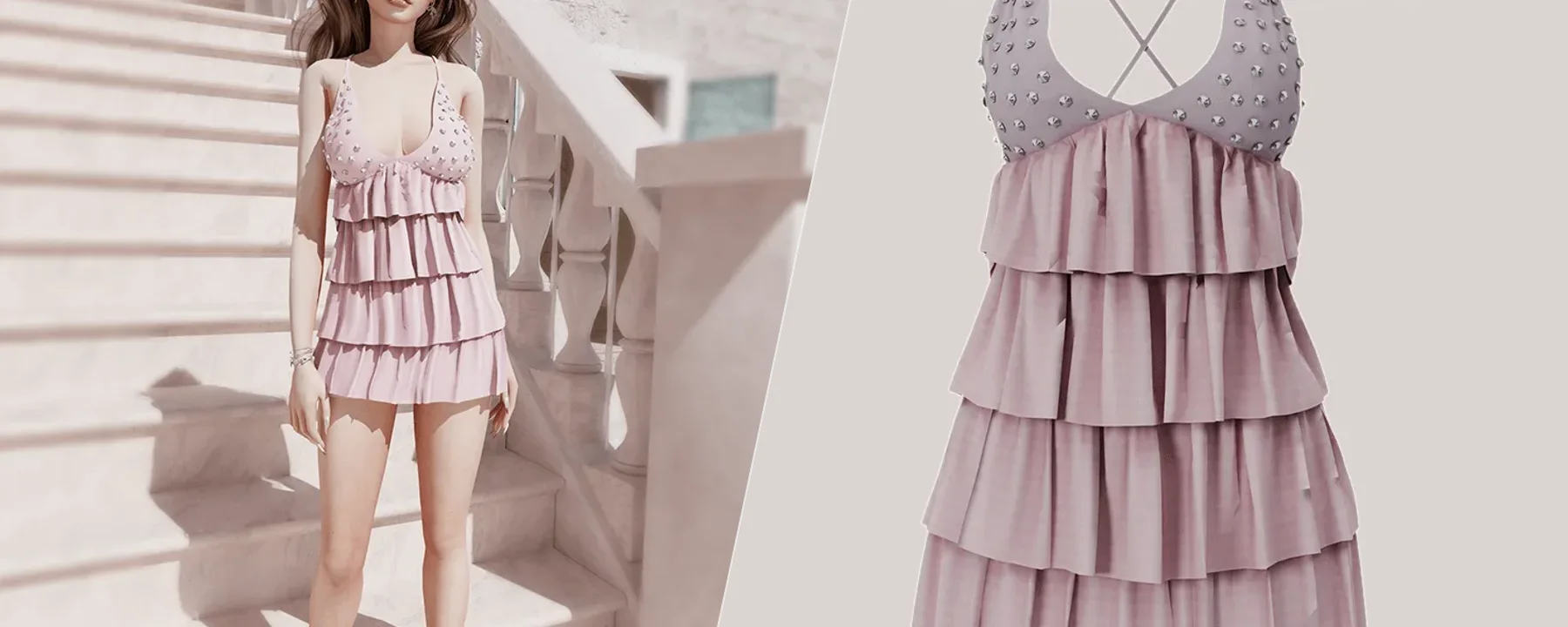GoldFish cocktail dress with diamonds — GoldFish cocktail dress with diamonds screenshots 1–2