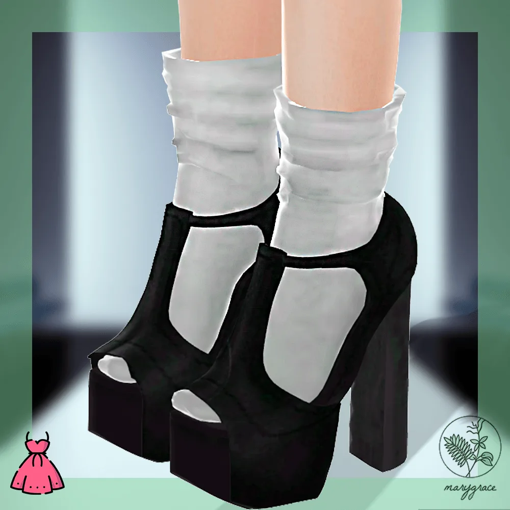 BOOTSY COLLECTION - HEELS WITH SOCKS #35 screenshot 1