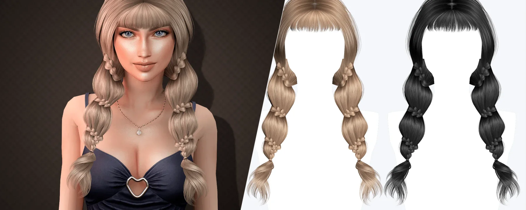 Aurum - Monica Hairstyle — Aurum - Monica Hairstyle screenshots 1–2