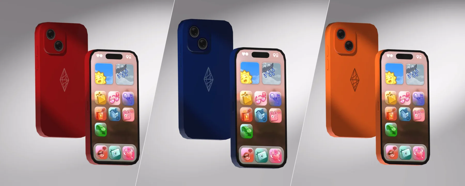 SimsiPhone 3 — SimsiPhone 3 screenshots 1–3