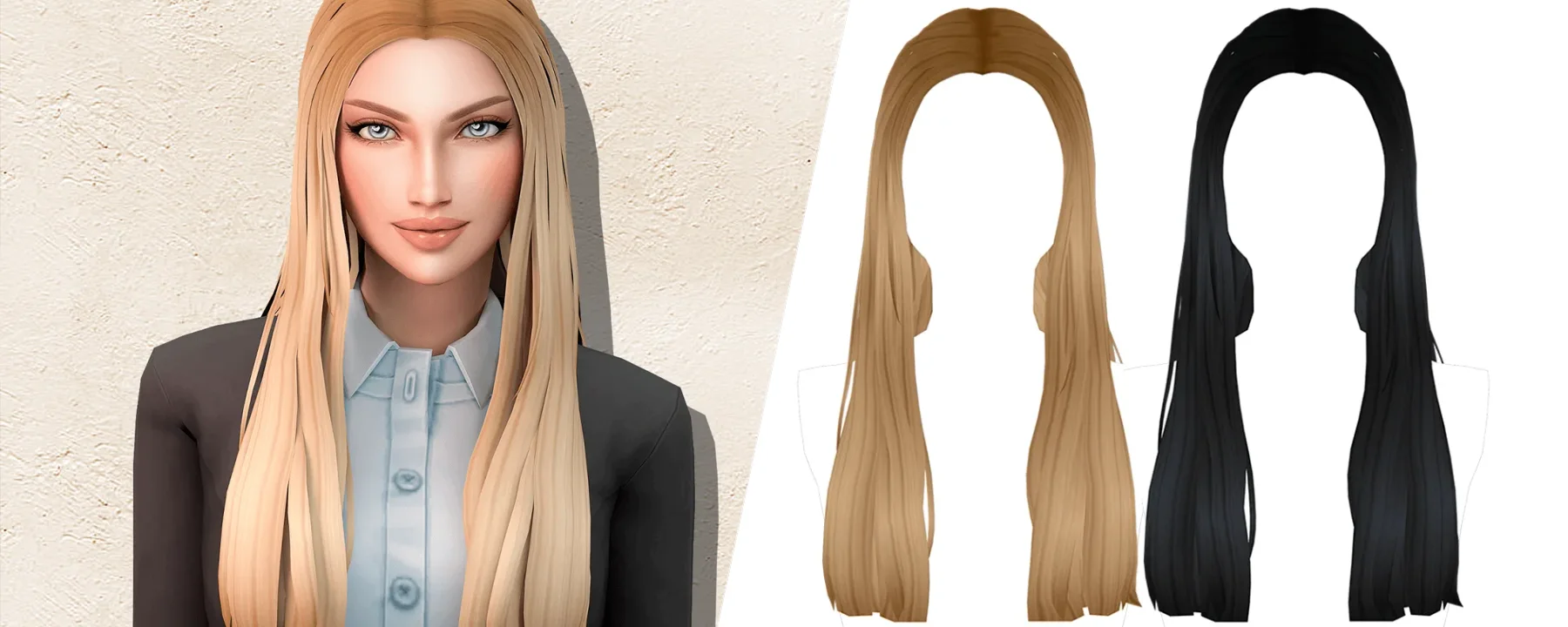 Aurum - Coraline hairstyle — Aurum - Coraline hairstyle screenshots 1–2