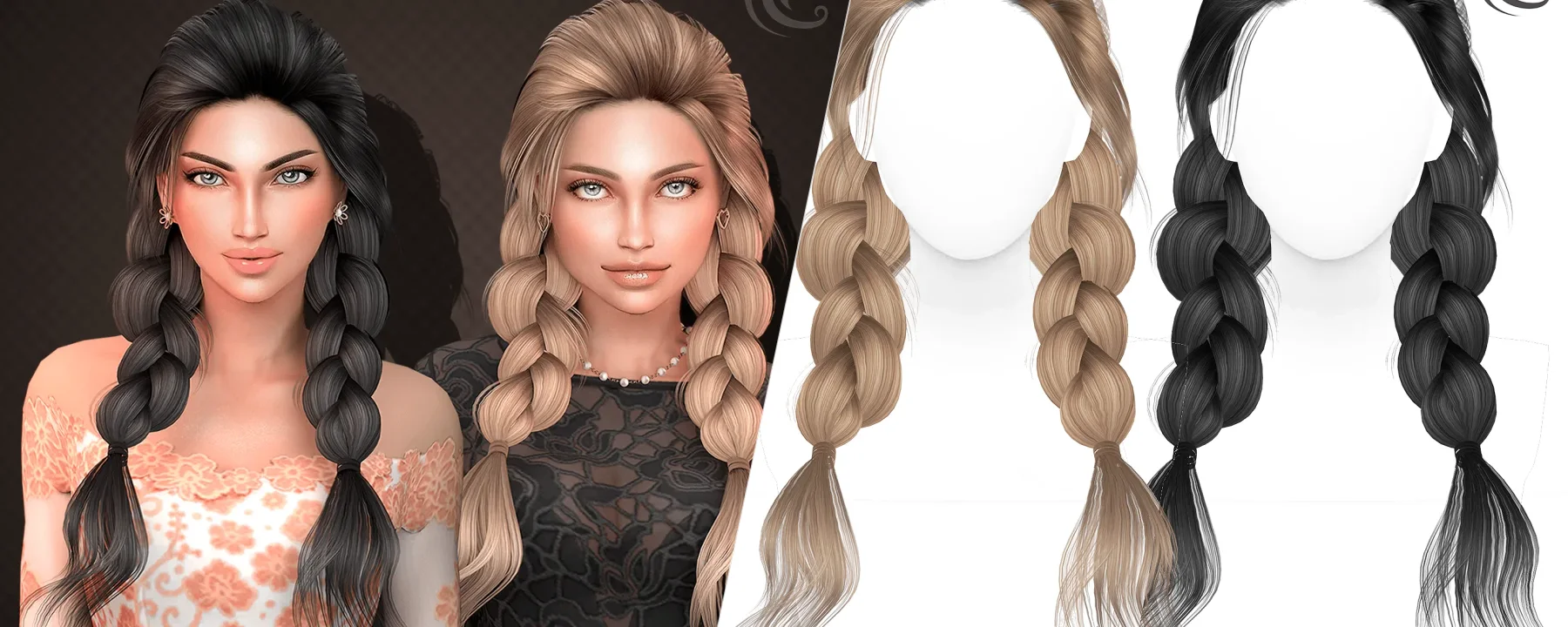 Aurum - Marisa hairstyle (skysims remastered) — Aurum - Marisa hairstyle (skysims remastered) screenshots 1–2