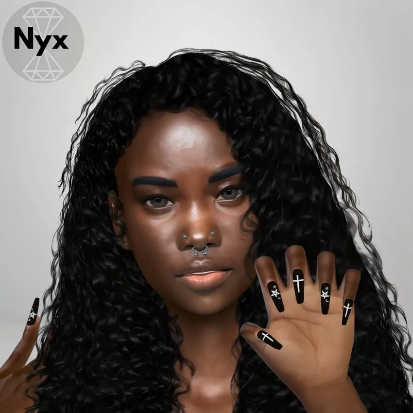 Goth long nails — Goth long nails screenshot