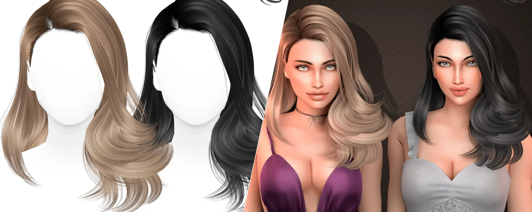 Aurum - Latifa hairstyle (skysims remastered) — Aurum - Latifa hairstyle (skysims remastered) screenshots 1–2