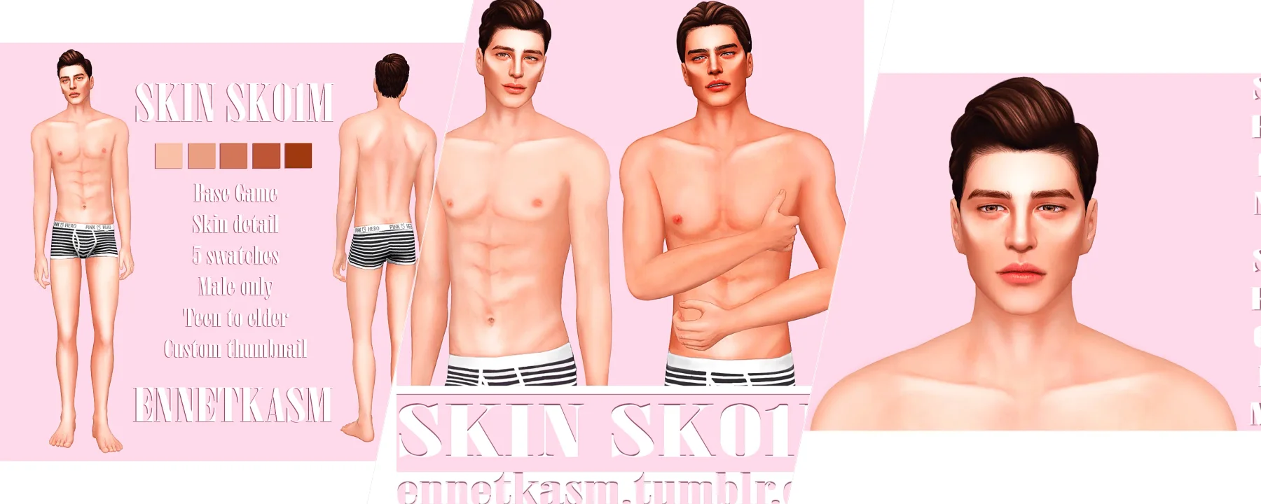 SKIN SK01M — SKIN SK01M screenshots 1–3