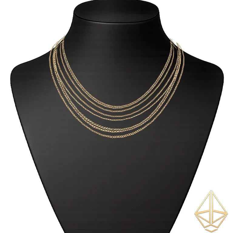Aurum - female small chains necklace v2 screenshot 1
