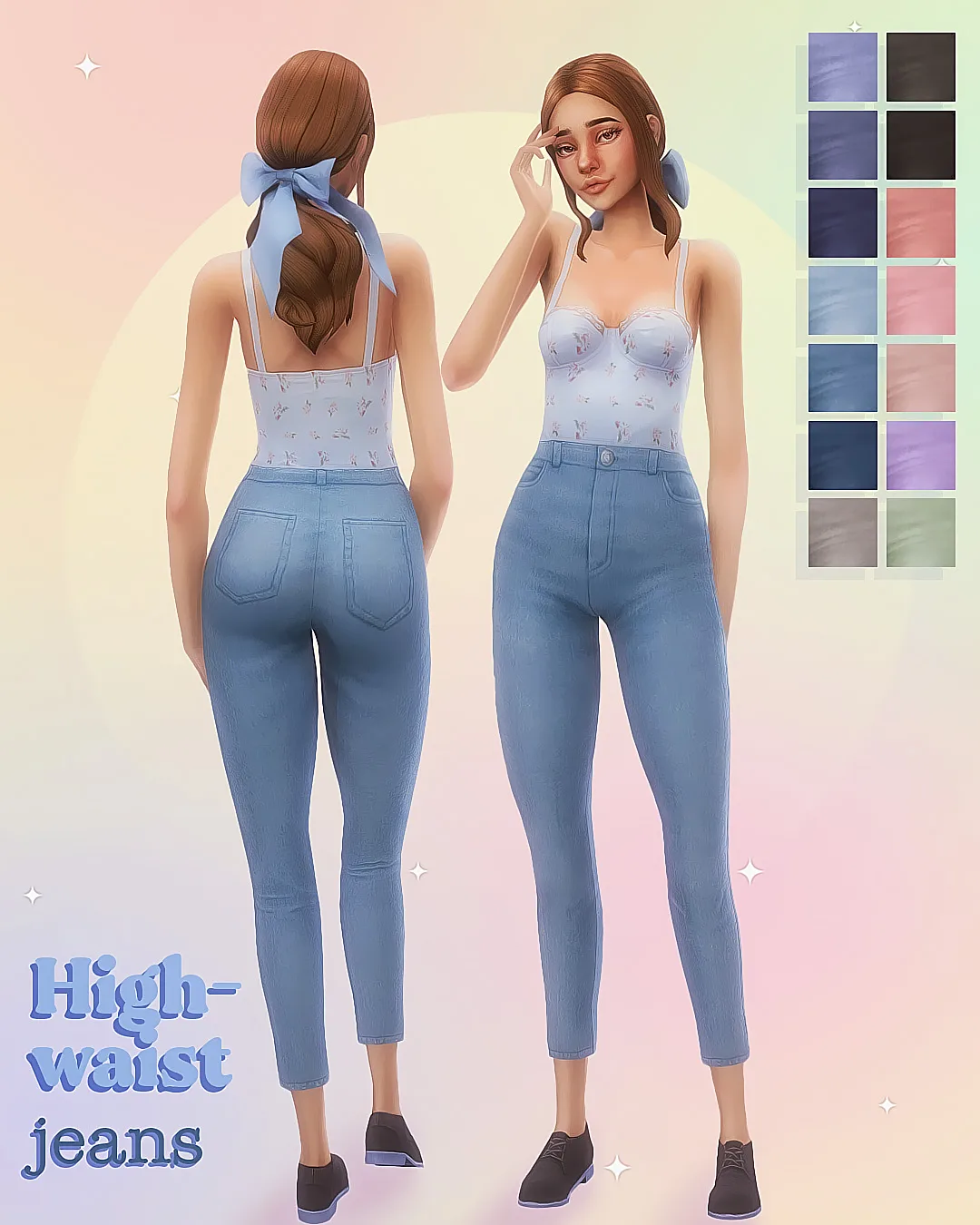 High-waist jeans — high-waist jeans