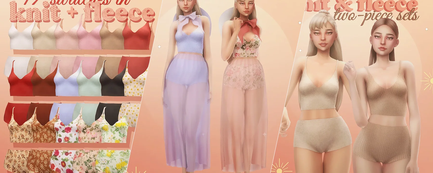 Knit & fleece clothing set — Knit & fleece clothing set screenshots 1–3