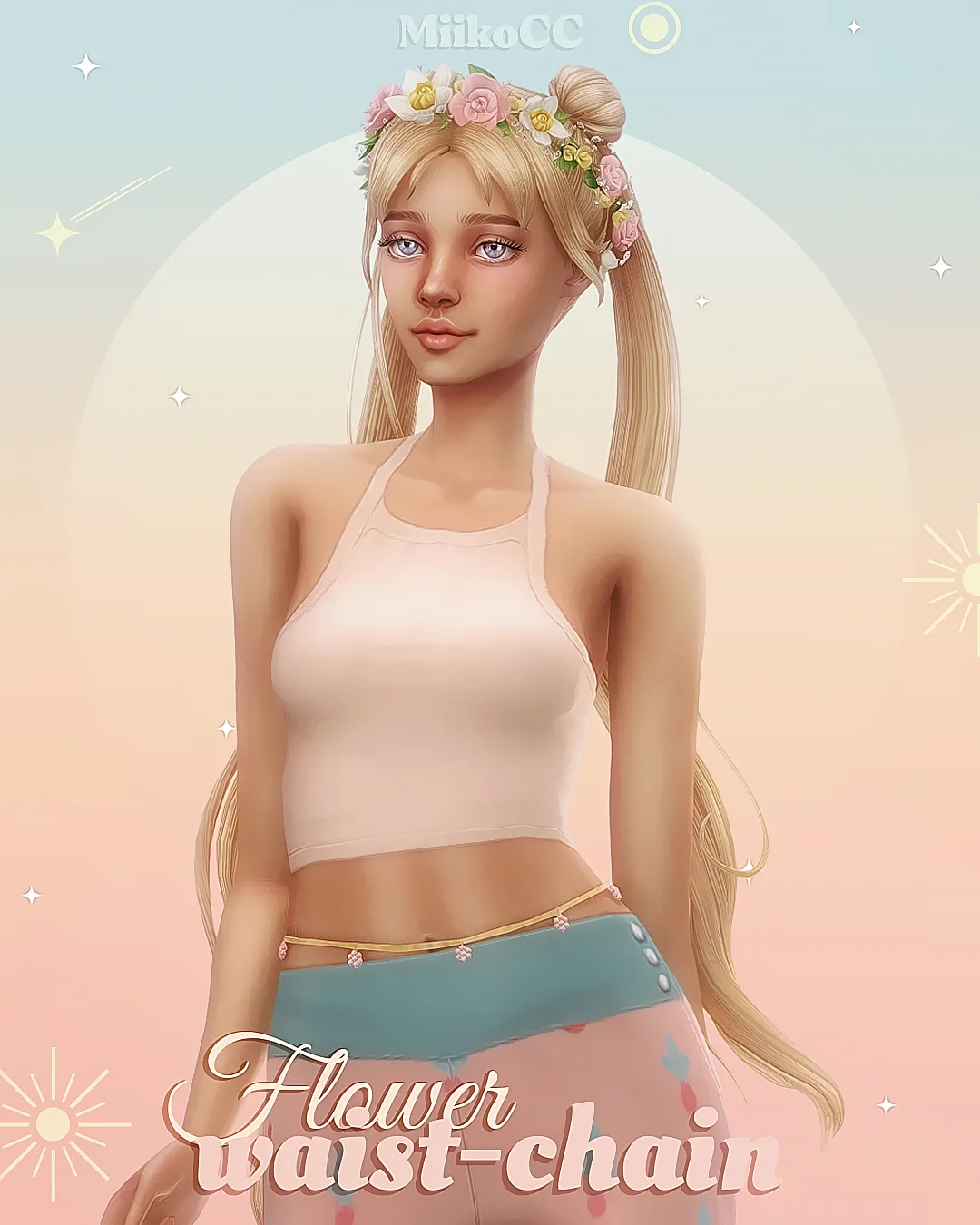 Flower waist-chain — flower waist-chain