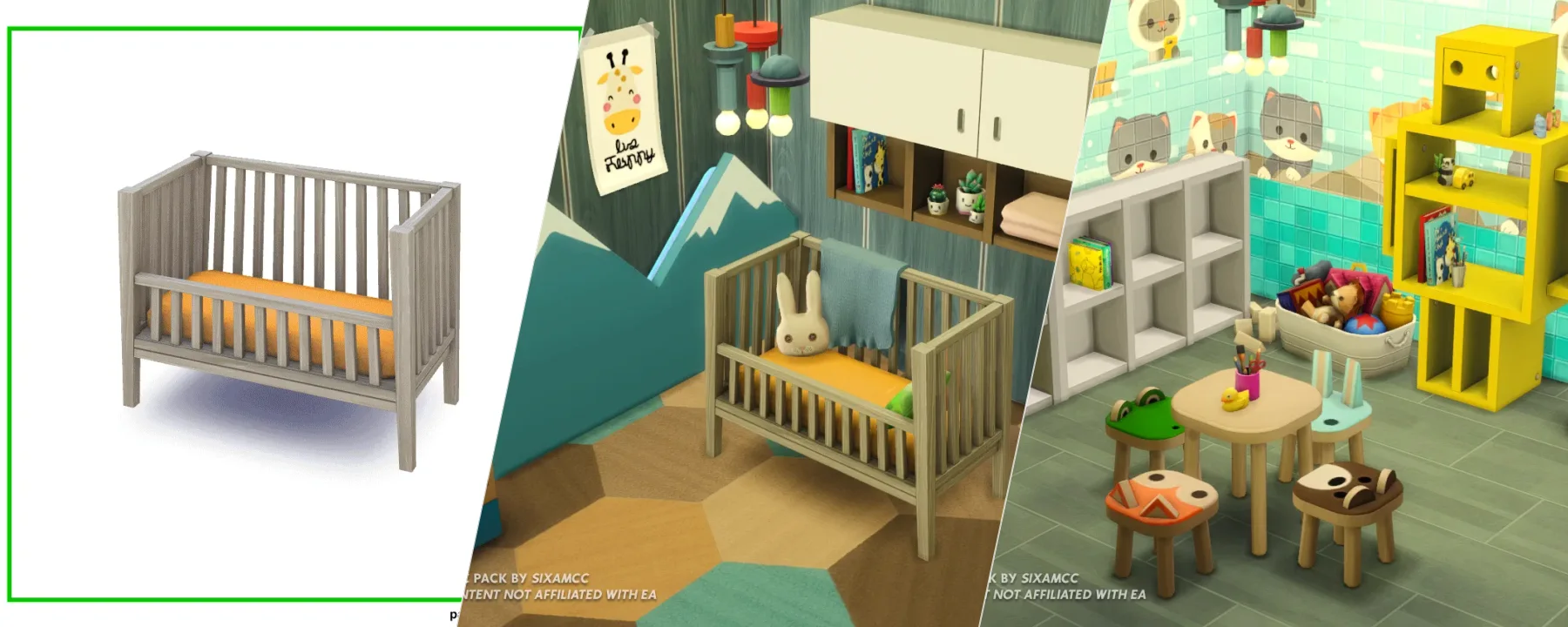 Kids Bedroom CC Pack — Kids Bedroom CC Pack screenshots 1–3