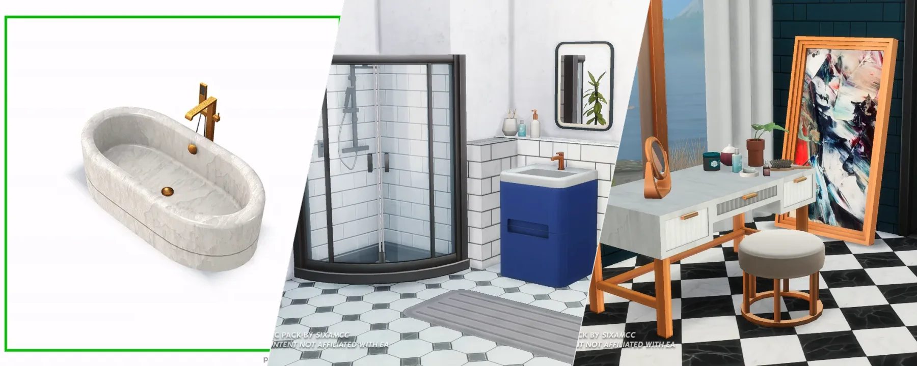 Luxury Bathroom CC Pack — Luxury Bathroom CC Pack screenshots 1–3