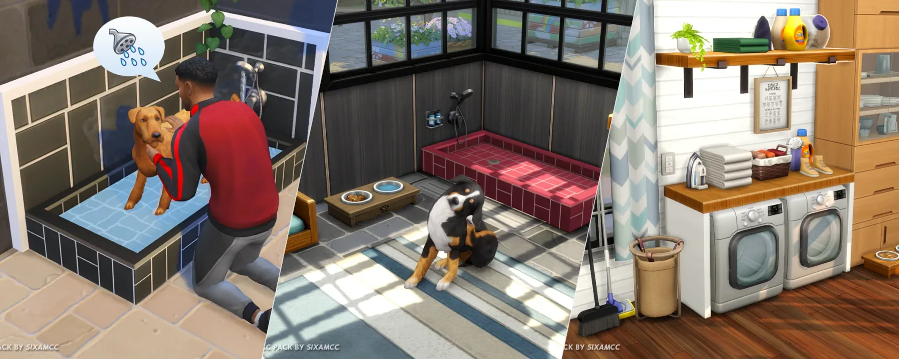 Small Spaces: Laundry Room CC Pack — Small Spaces: Laundry Room CC Pack screenshots 1–3