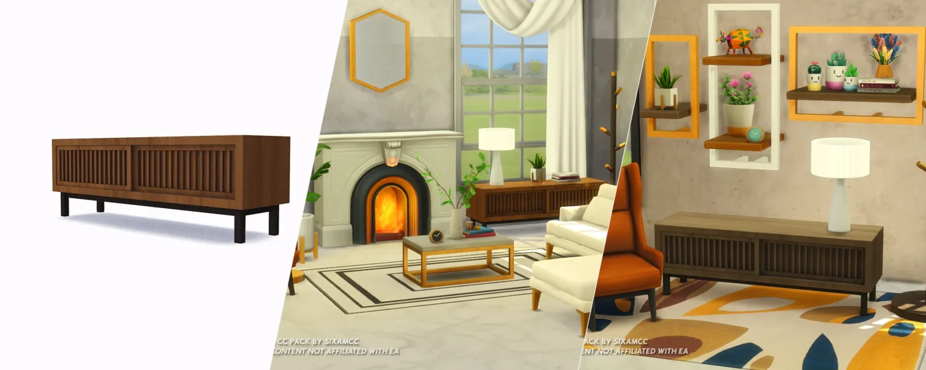 Artz Livingroom CC Pack — Artz Livingroom CC Pack screenshots 1–3